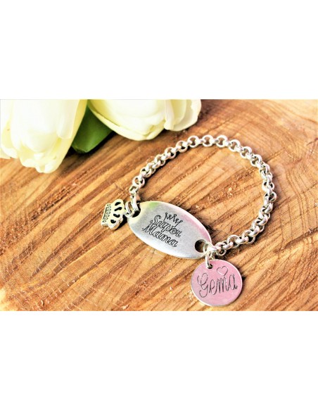 PACK PULSERA Y LLAVERO SUPER MAMA1