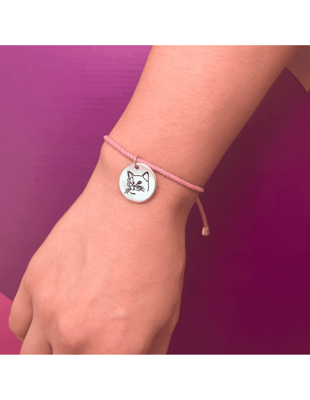 pulsera gatos personalizada