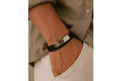 pulsera-de-acero-y-cuero