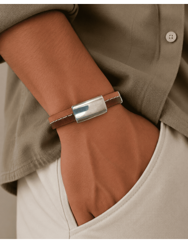 pulsera-cuero-doble-color