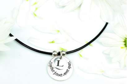 Gargantilla Together Forever (gargantilla de cuero)