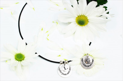 Pack Gargantillas Together Forever/Maybe in distance (gargantilla cuero) 2