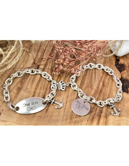 PULSERAS ONE LIVE , ONE LOVE1