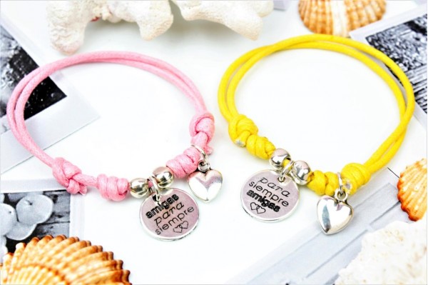 Pack pulseras amigas para siempre
