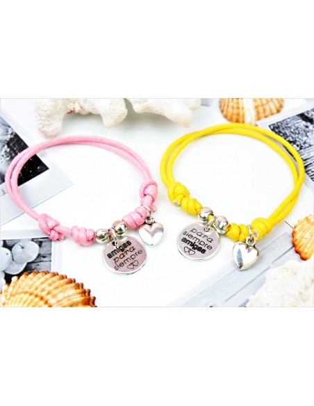 Pack pulseras amigas para siempre