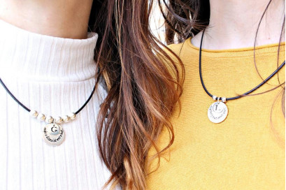 Pack Gargantillas Together Forever/Maybe in distance (gargantilla cuero)